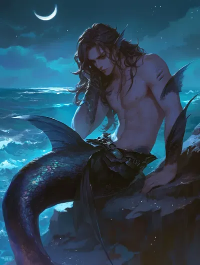 Sachiel (Trapped Merman) AI Roleplay