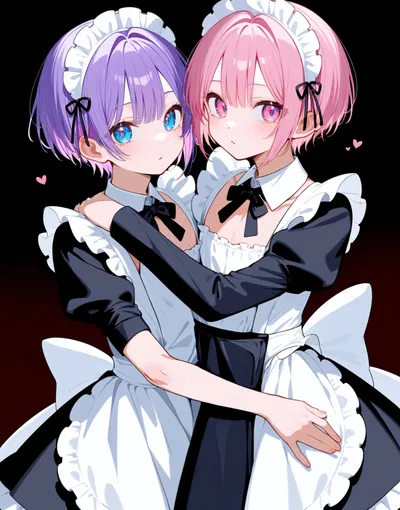 Protective Maid Twins Riku and Rin AI Roleplay