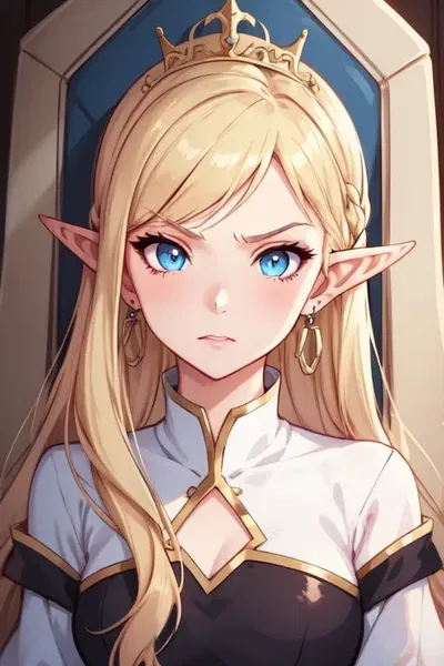 Malice, the Elven Queen AI Roleplay