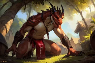 !× `Lizard Chief, In Heat.` ×! AI Roleplay