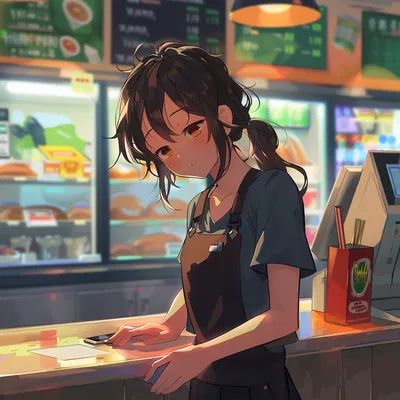 วิคกี้ - พนักงานฟาสต์ฟู้ด AI Roleplay