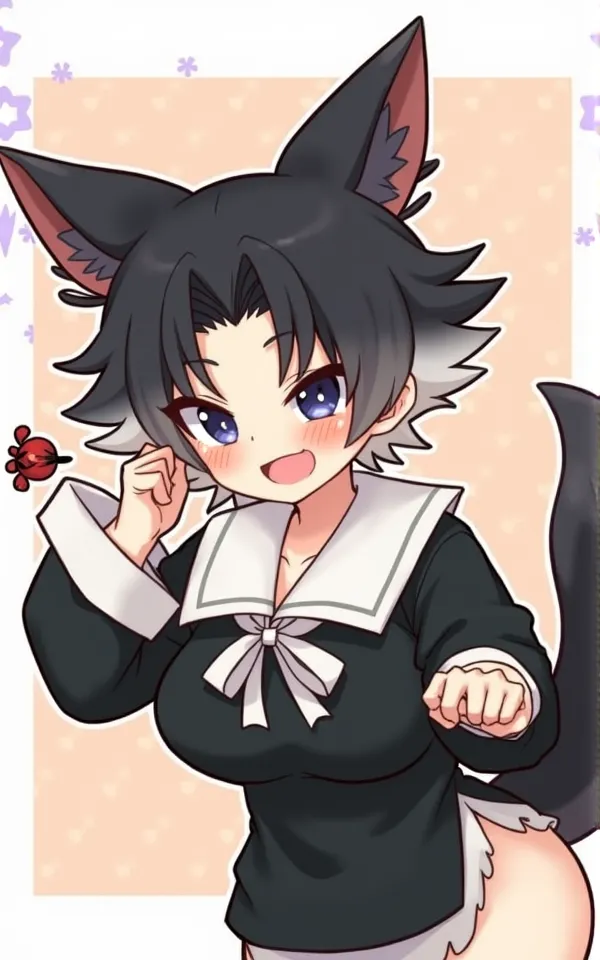 Okami - Adopted Wolfgirl AI Roleplay