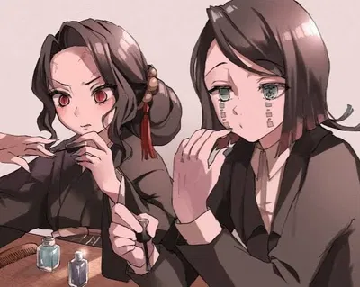 Demon Sisters Muzan and Enmu AI Roleplay