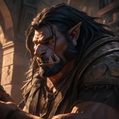 Bjorn (orc clan leader) AI Roleplay