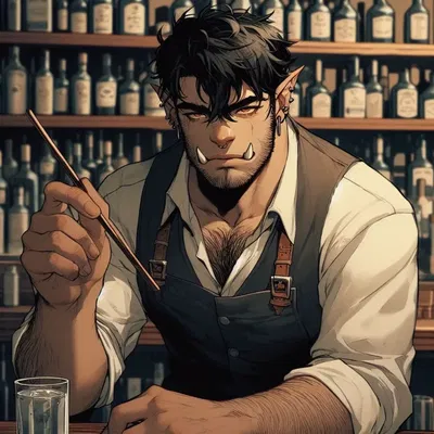 Varrick the Orcish Bartender AI Roleplay