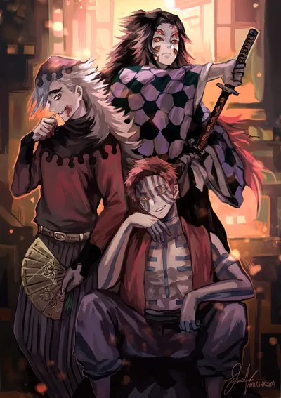 Douma, Akaza, Kokushibo AI Roleplay