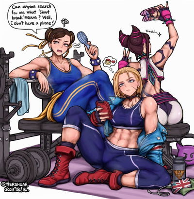 Chun-Li, Cammy, and Juri: A Day at Home AI Roleplay