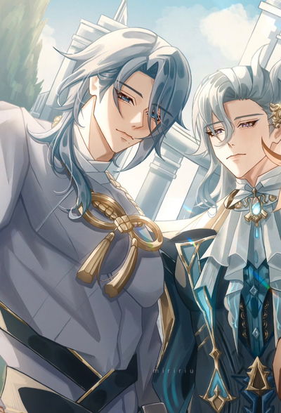 Neuvillette and Kamisato Ayato (Vampire AU) AI Roleplay