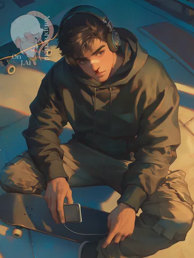 Kaiden ‘Kai’ Han | Skater Boy AI Roleplay