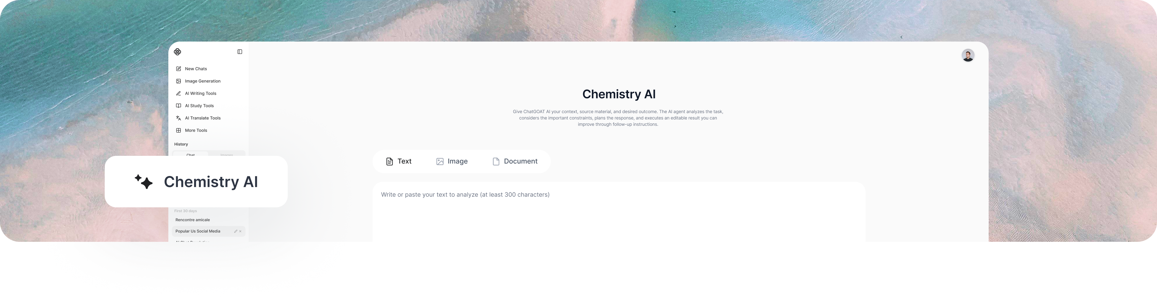 What Is a Chemistry AI