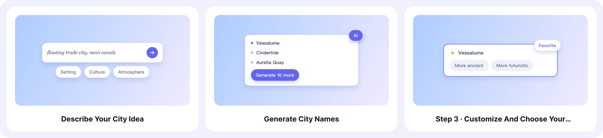 How to Create a City Name with EaseDone AI