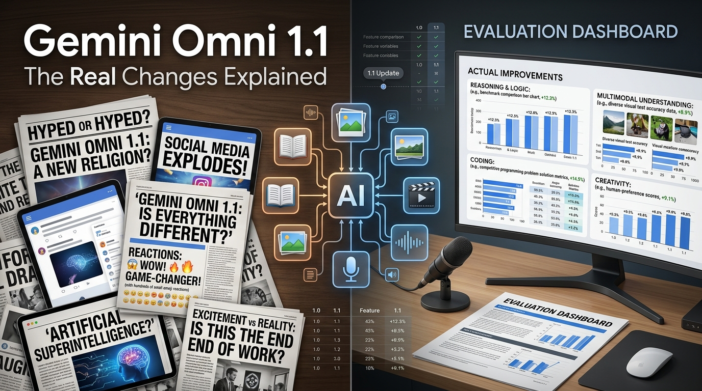 Gemini Omni 1.1 Is Here - Here's What Actually Changed (and What the Headlines Got Wrong)