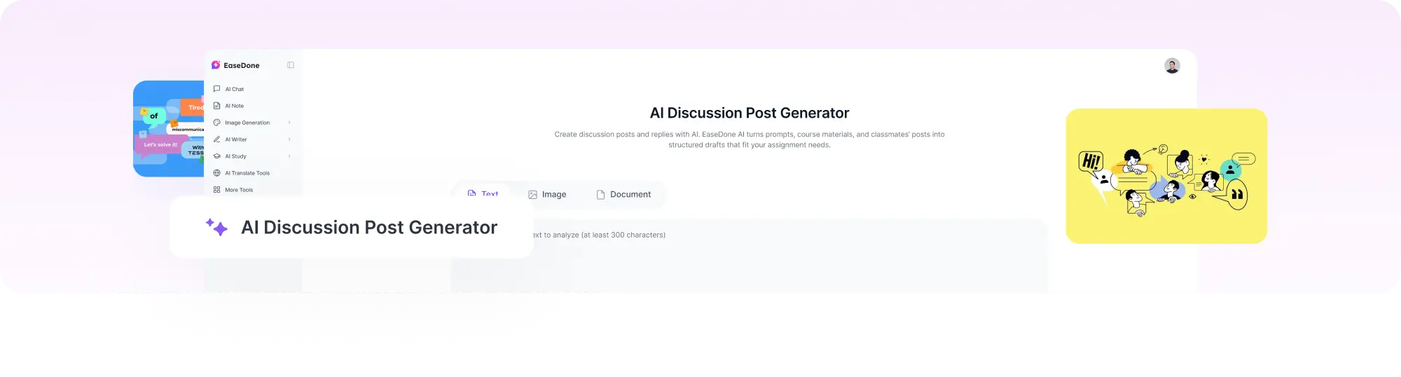 Create Discussion Posts and Replies with AI