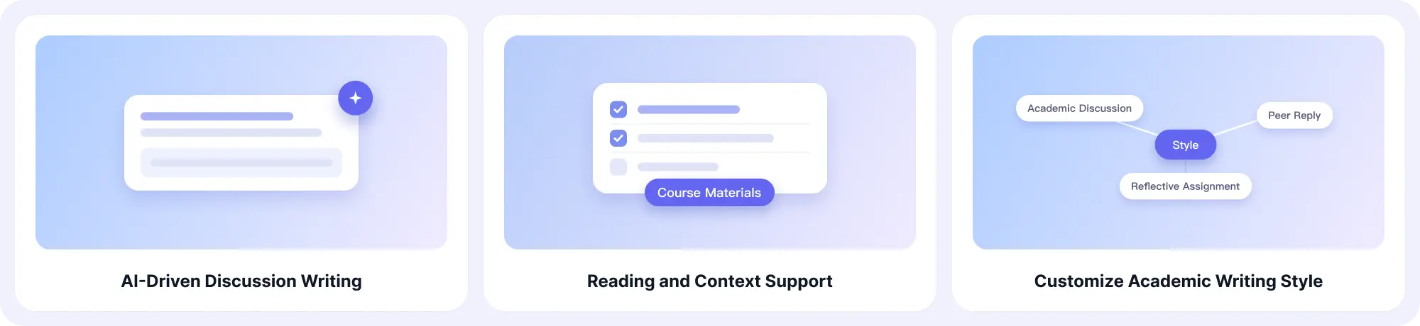 Generate Different Types of Discussion Responses with AI