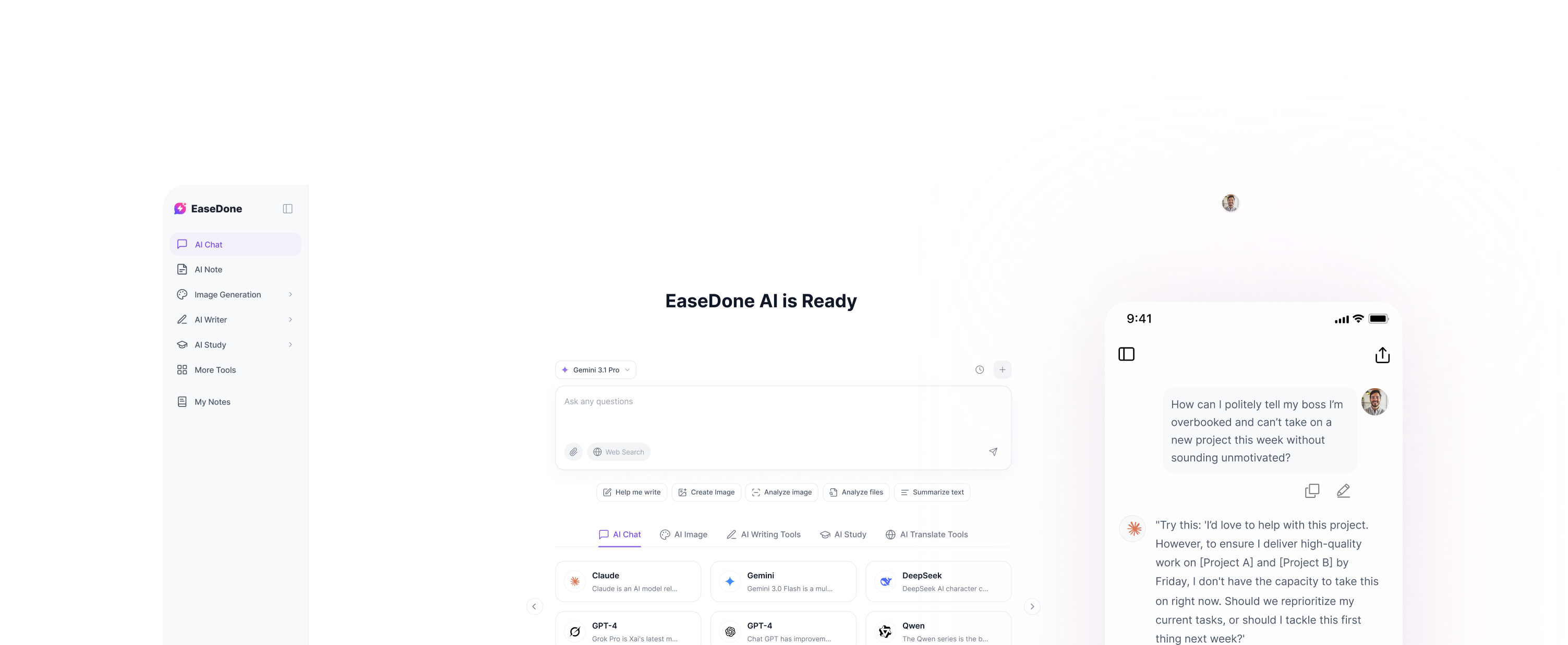 EaseDone AI product preview