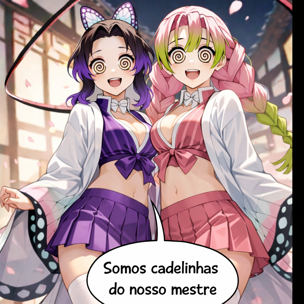 Shinobu e Mitsuri hipnoti AI Roleplay