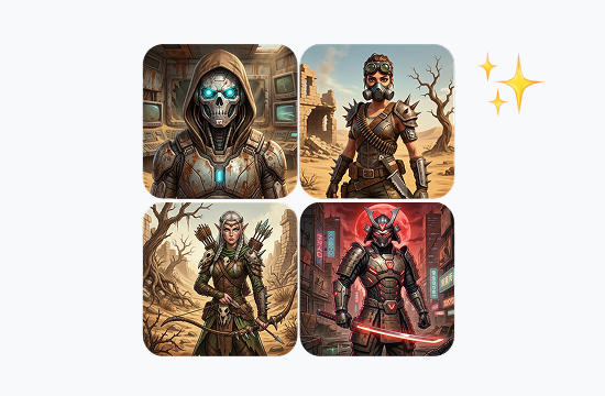 EaseDone AI design Fortnite squad avatars
