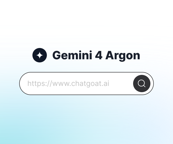 步驟 1:選擇 Gemini 4 Argon 作為您的模型