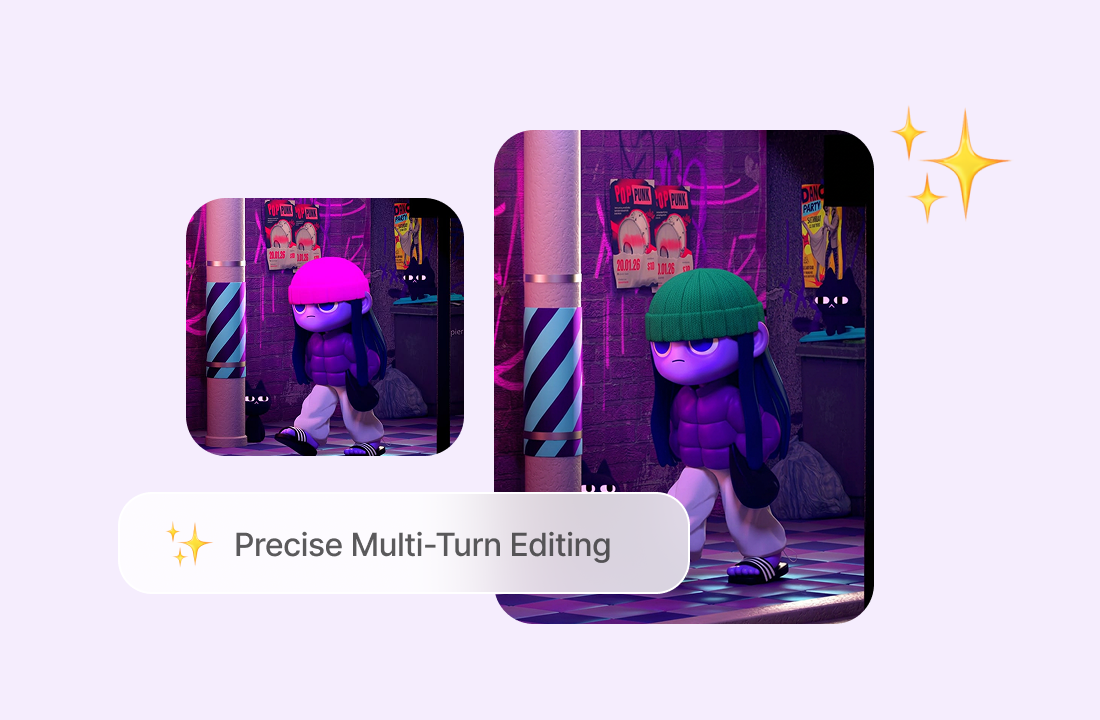 Precise Multi-Turn Editing