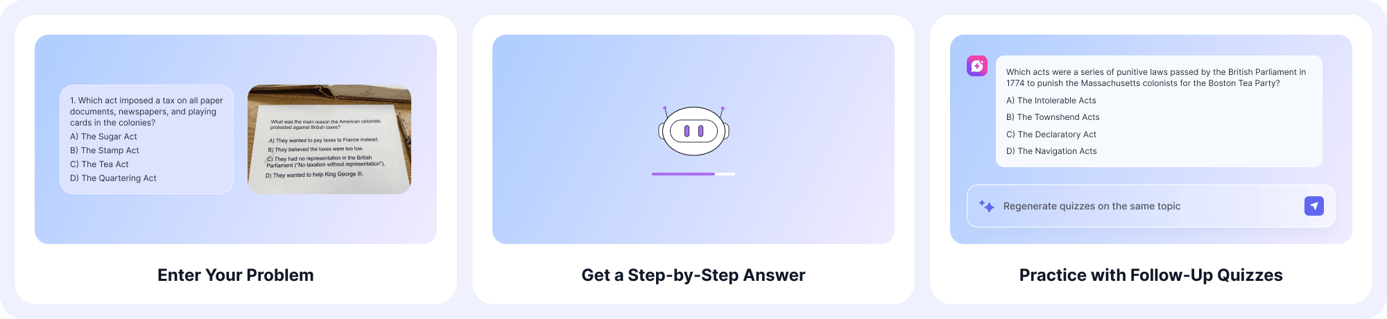how to use EaseDone AI history homework solver