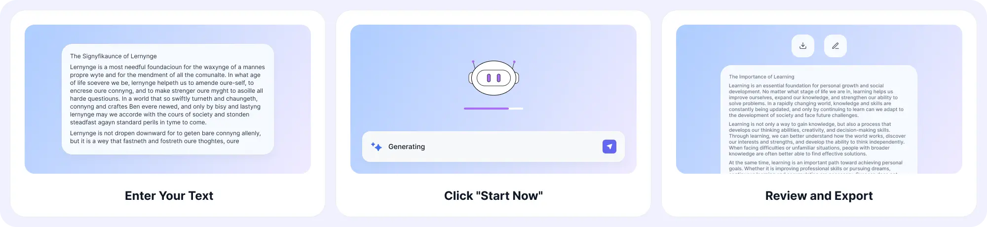 How to Translate Middle English with EaseDone AI