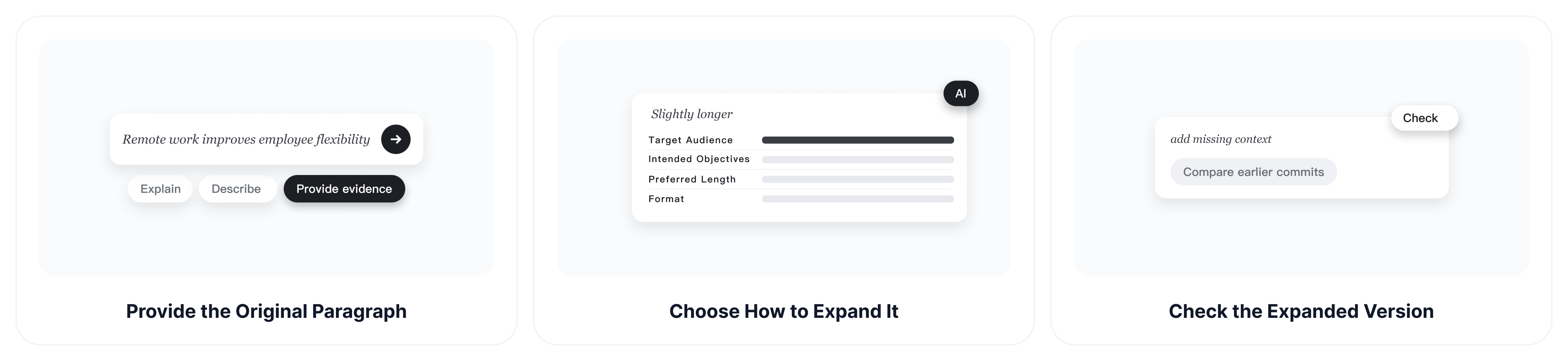 How to Use the Paragraph Expander