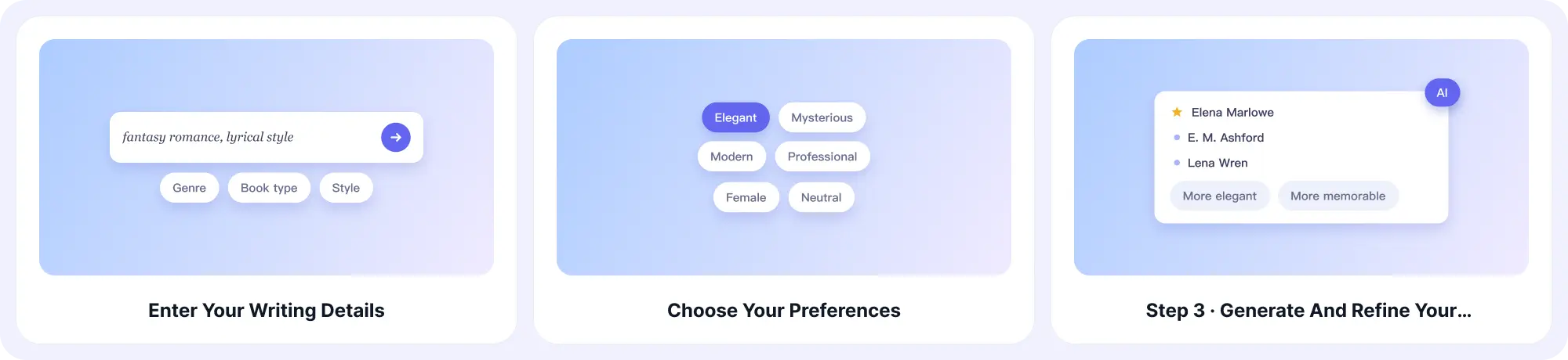 How to Create Your Pen Name with EaseDone AI