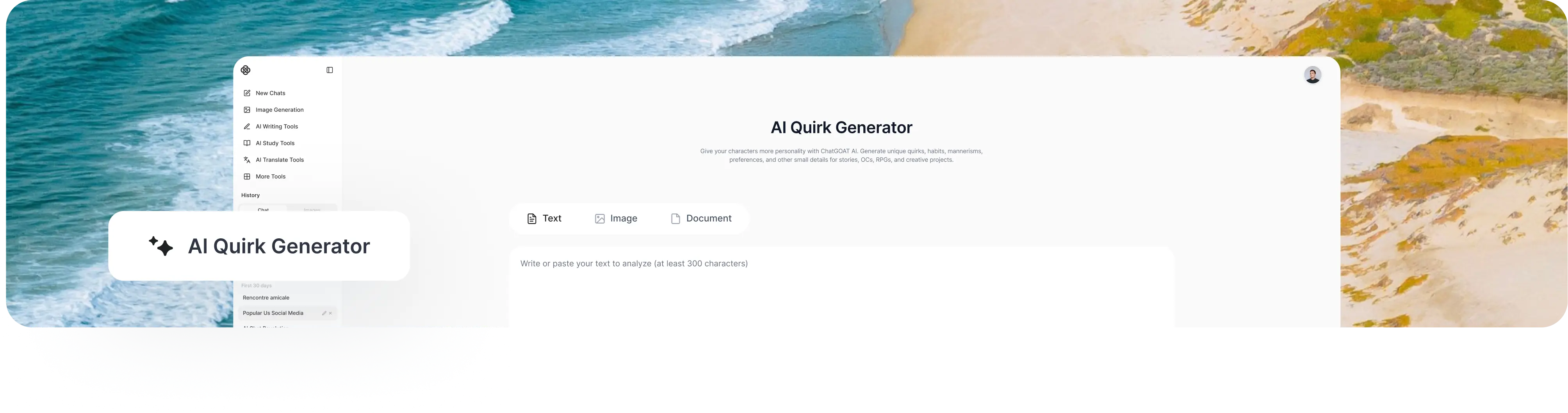 Generate Character Quirks with AI
