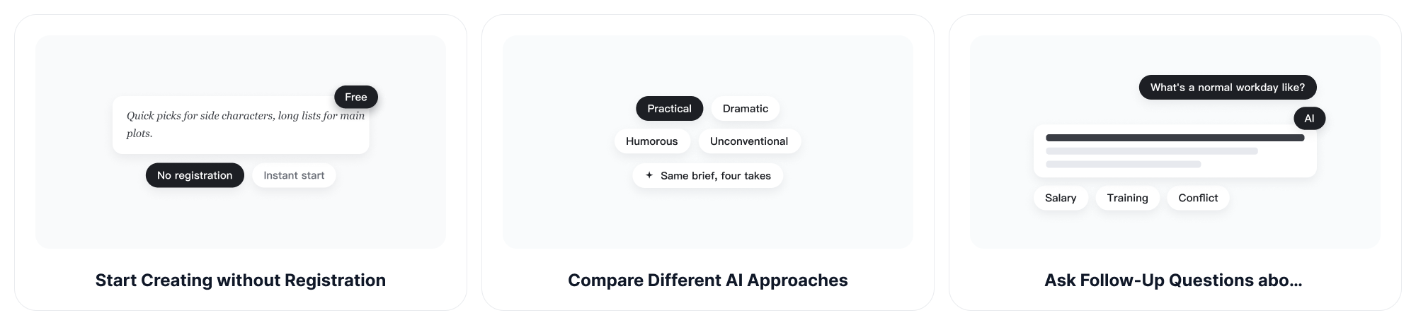 Perch← Scegliere il Generatore Casuale di Lavori per Personaggi di ChatGOAT AI?