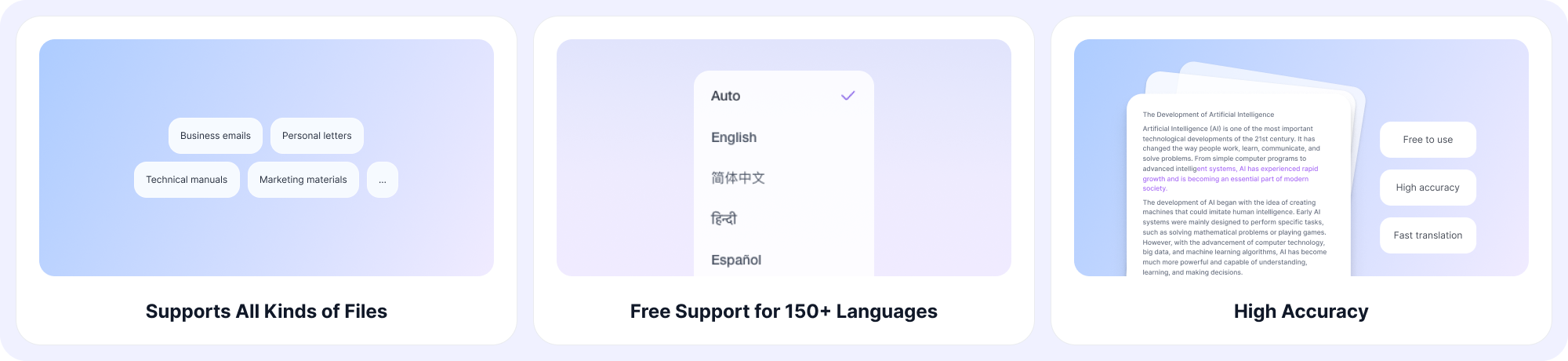 What Can EaseDone AI Translator Do