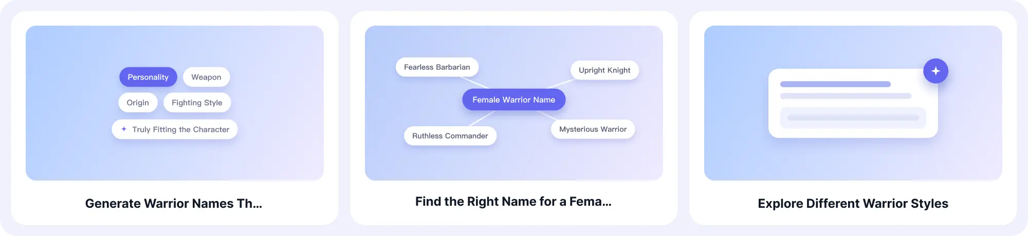 What Can EaseDone AI Warriors Name Generator Do